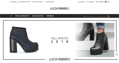 Desktop Screenshot of luciafebrero.com